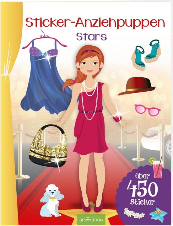 Actual product image Sticker dress-up dolls - Stars