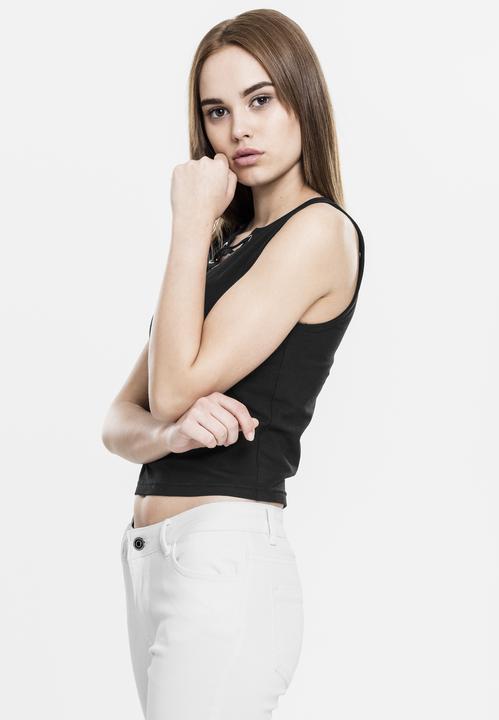 Produktbild Urban Classics Ladies Lace Up Cropped Top (M)