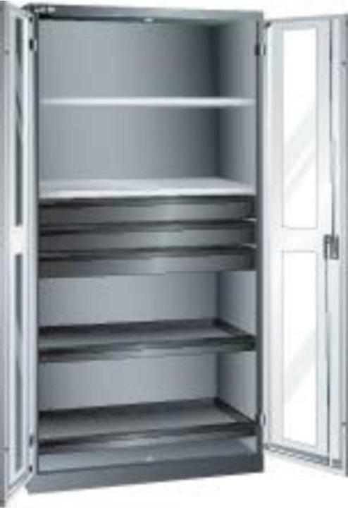 Produktbild Lista Sichtfensterschrank, HxBxT 1950 x 1000 x 580 mm (100 cm, 195 cm)