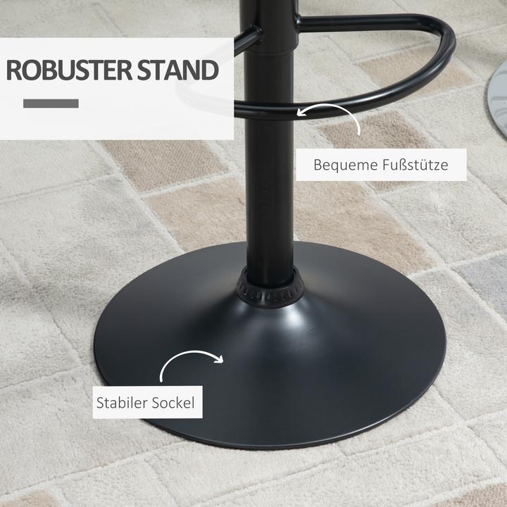 Actual product image Homcom Bar stool set of 2