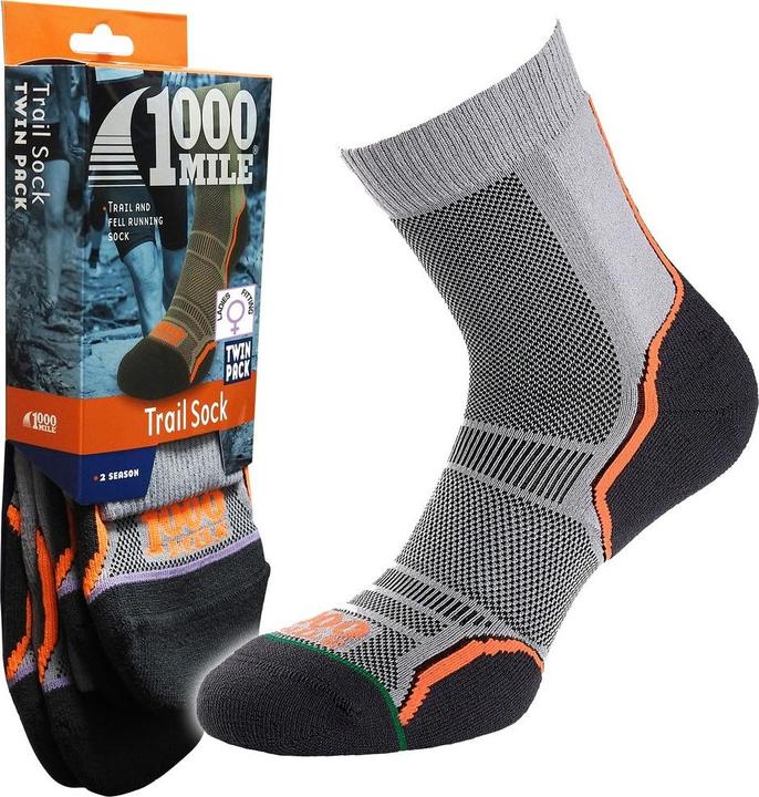 Produktbild 1000 Mile Trail Socken (2Erpack) (35.5 - 38)