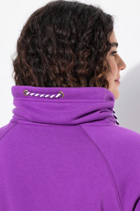 Produktbild Ulla Popken Sweatshirt, weiter Stehkragen, Taschen, Raglan-Langarm (54)