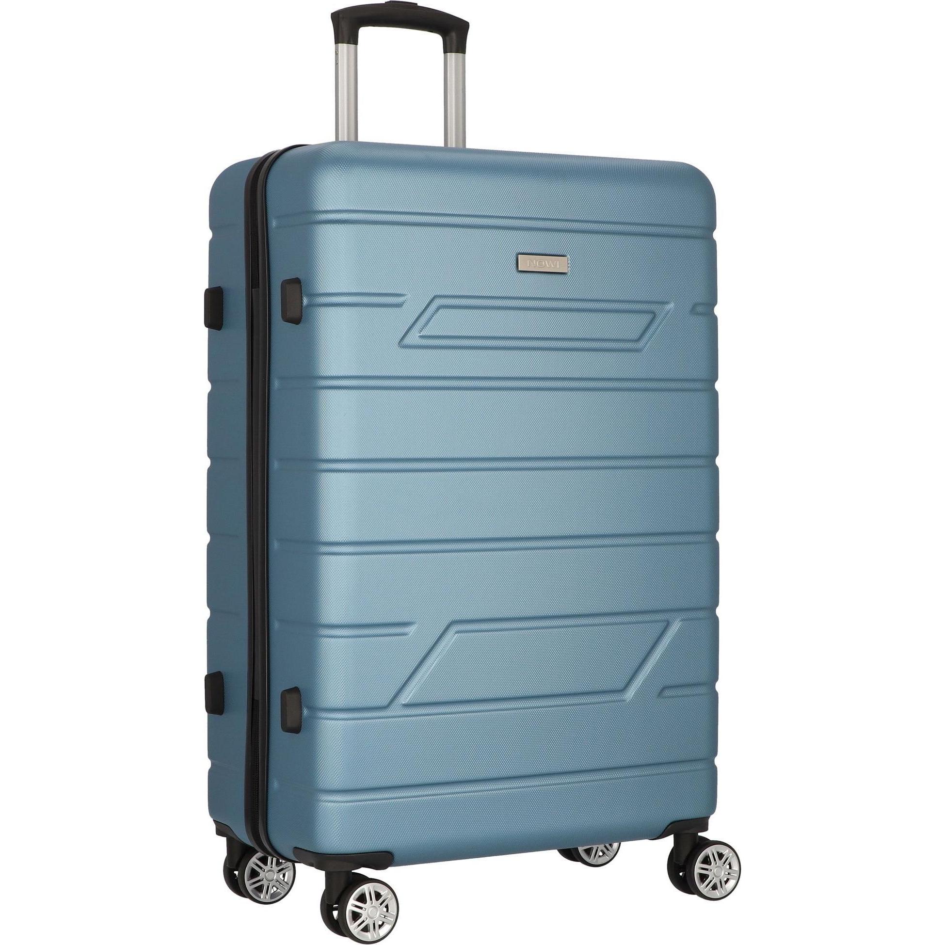 Thumbnail - Nowi, Koffer, Bergamo 4 Rollen Trolley 75 cm, Türkis, (96 l, XL (ab 115l))