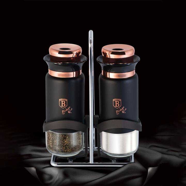 Produktbild BerlingerHaus Salz- und Pfefferstreuer-Set Black Rose Collection (Pfeffer, Salz)