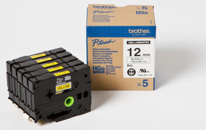 Actual product image Brother P-Touch (1.20 cm, Black)