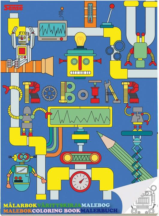 Produktbild Haza Witbaard Malbuch Roboter