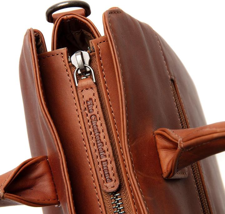 Actual product image The Chesterfield Brand Valmonte Schultertasche Leder 32 cm