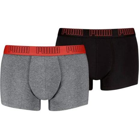Puma, Uomini, Intimo, Herren Everyday Trunks 2er-Pack, (L, Confezione da 2)