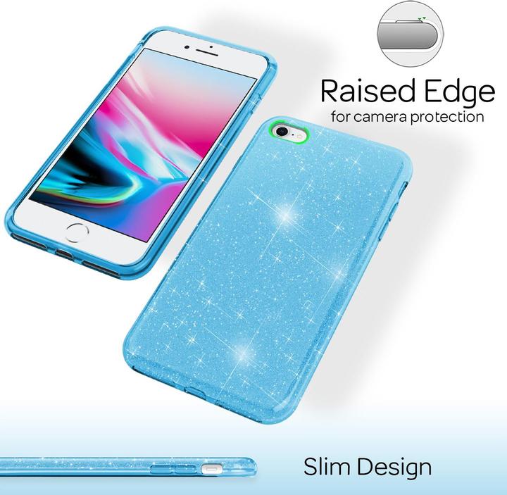 Produktbild Nalia Glitzer Handyhülle (Apple iPhone SE (2nd Gen), Apple iPhone SE (3rd Gen), Apple iPhone 8, Apple iPhone 7)
