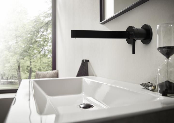 Image du produit hansgrohe Finoris Mitigeur monocommandé pour lavabo encastré 230 (noir mat)