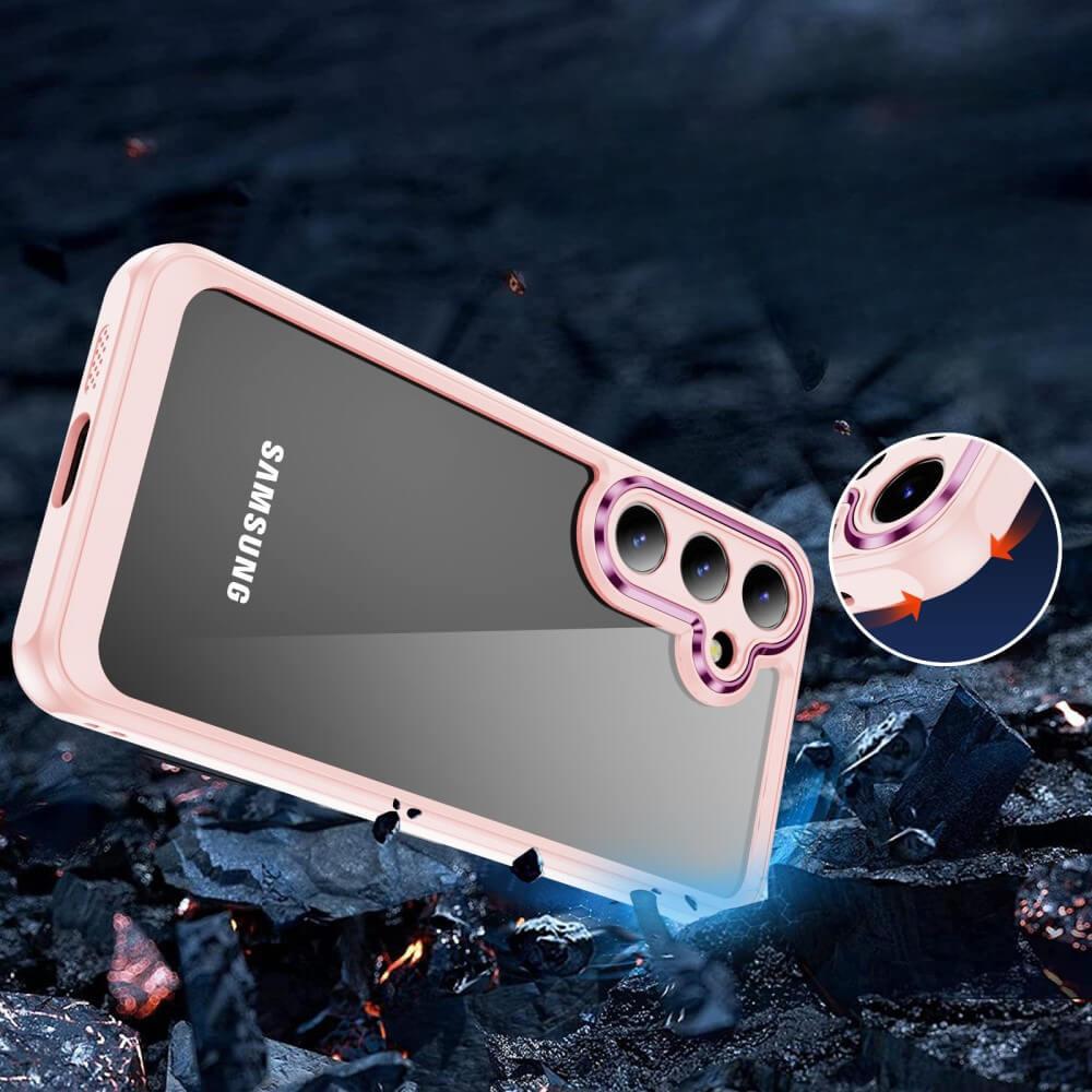 Thumbnail - Cover-Discount Hülle mit Kameraschutz rosa (Samsung Galaxy S24+), Smartphone Hülle, Rosa