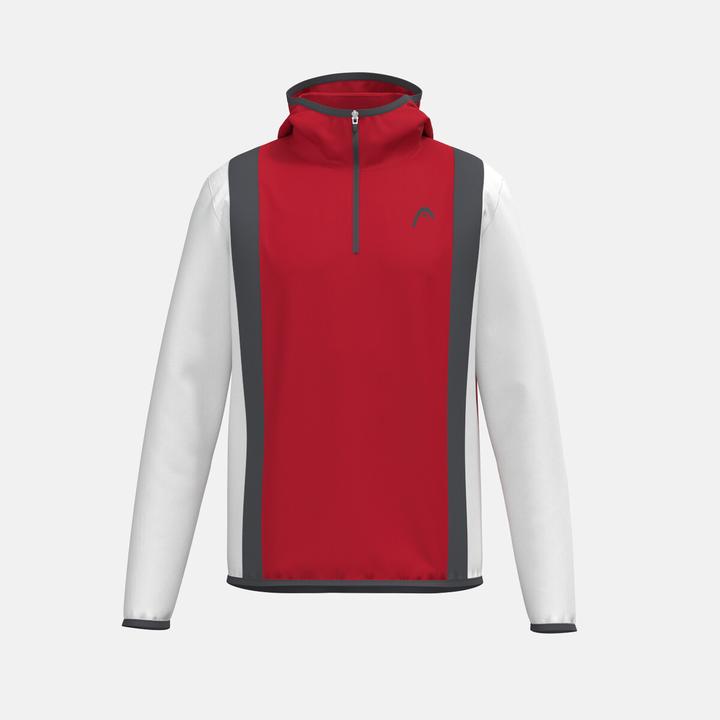 Immagine prodotto Head Club 25 Tech Hoodie Herren Rot/Weiss (L)