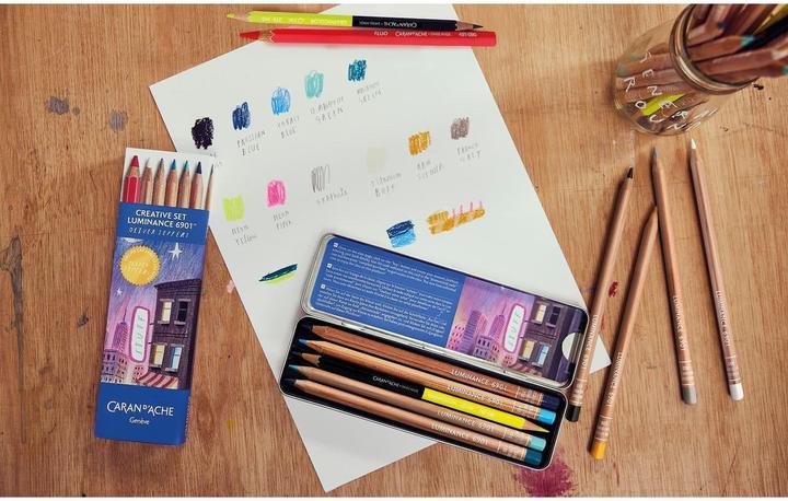Produktbild Caran d'Ache Luminance 6901 Oliver Jeffers Sonderedition (Mehrfarbig, 10 x)