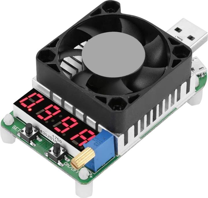 Produktbild PowerGuard LD35 USB Electronic Load Tester 35W DC 4–25V 0.25–5A