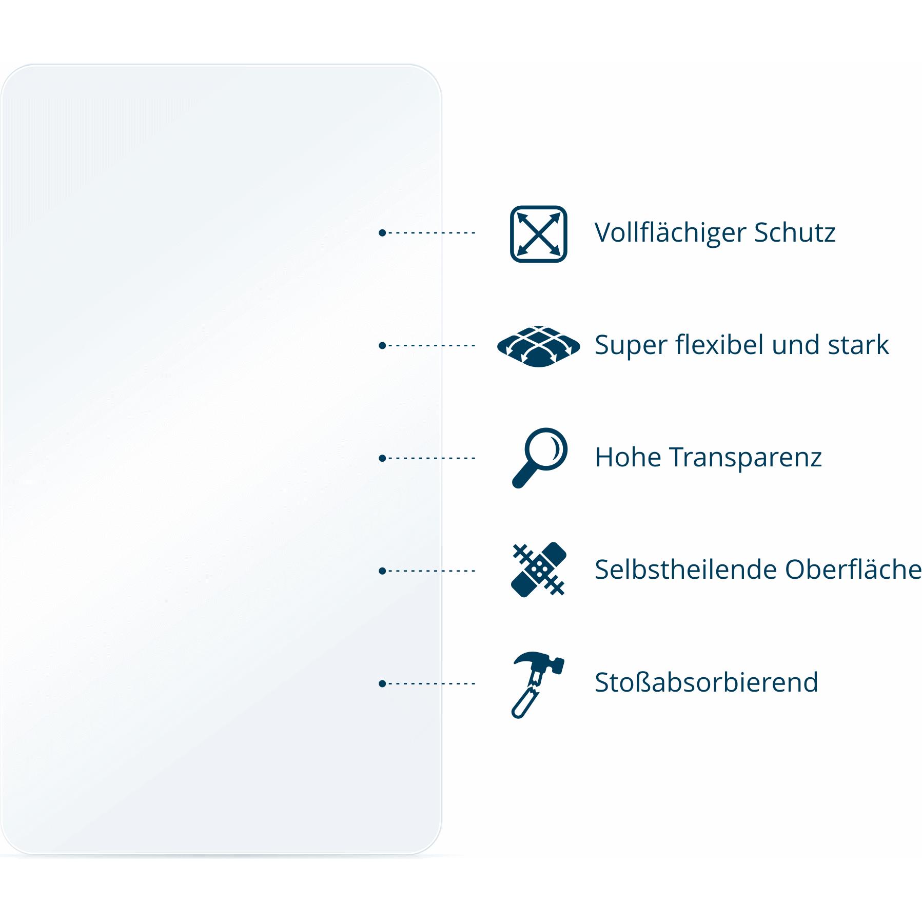Thumbnail - BROTECT Full-Cover Displayschutz (2 Stück, OnePlus 8T), Smartphone Schutzfolie, Transparent