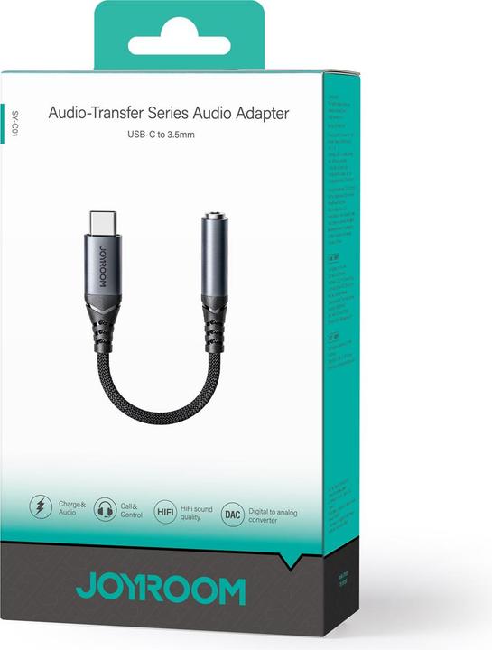 Actual product image Joyroom SY-C01 (Headset adapter)