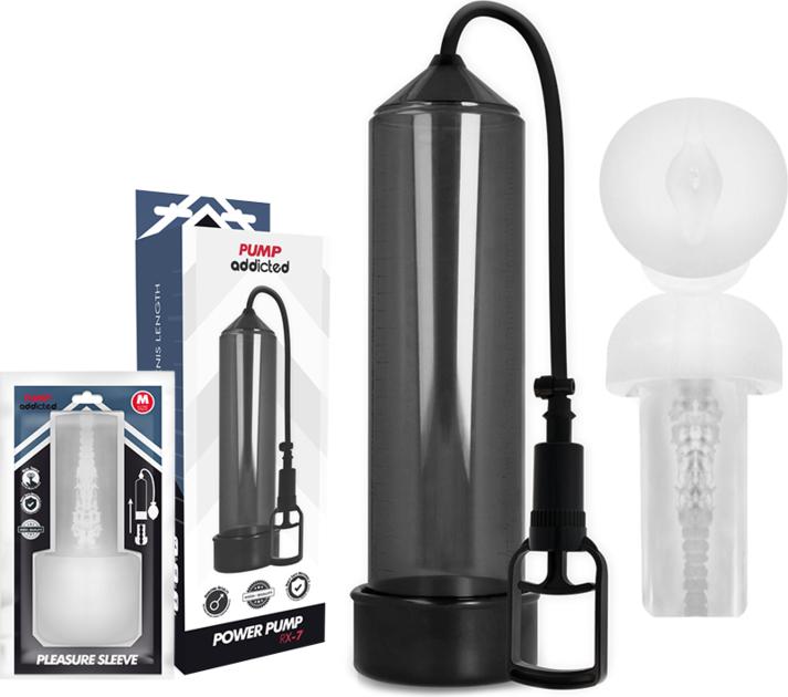 Actual product image Pump Addicted Rx7 Black With Masturbator