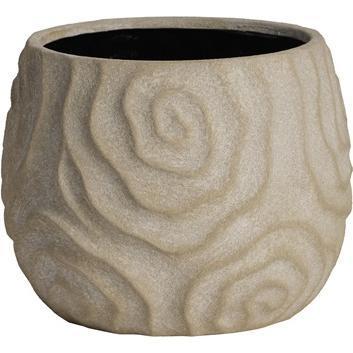 Domoletti, Vaso da fiori, Flower pot BTP012E, ceramics, brown (20.50 x 16 cm)