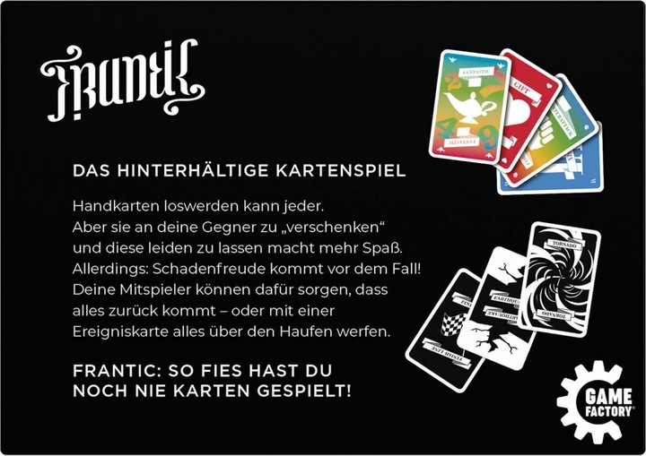 Produktbild Game Factory Frantic (DE Version) (Deutsch)