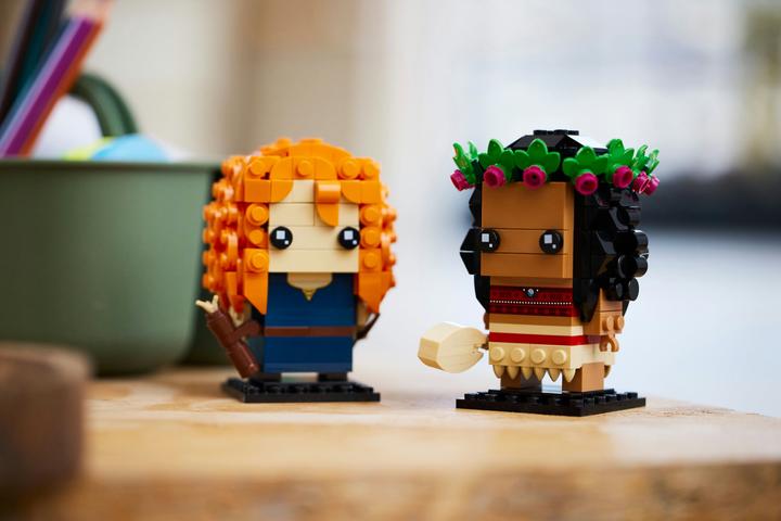Produktbild LEGO Vaiana und Merida (40621, LEGO Brickheadz)
