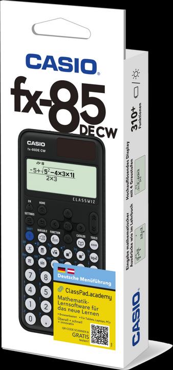 Actual product image Casio FX-85DE CW (Solar cells)