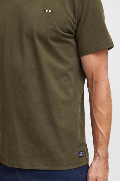 Produktbild FQ1924 FQTom SS basic tee w logo - T-shirt - 21900414 (XL)