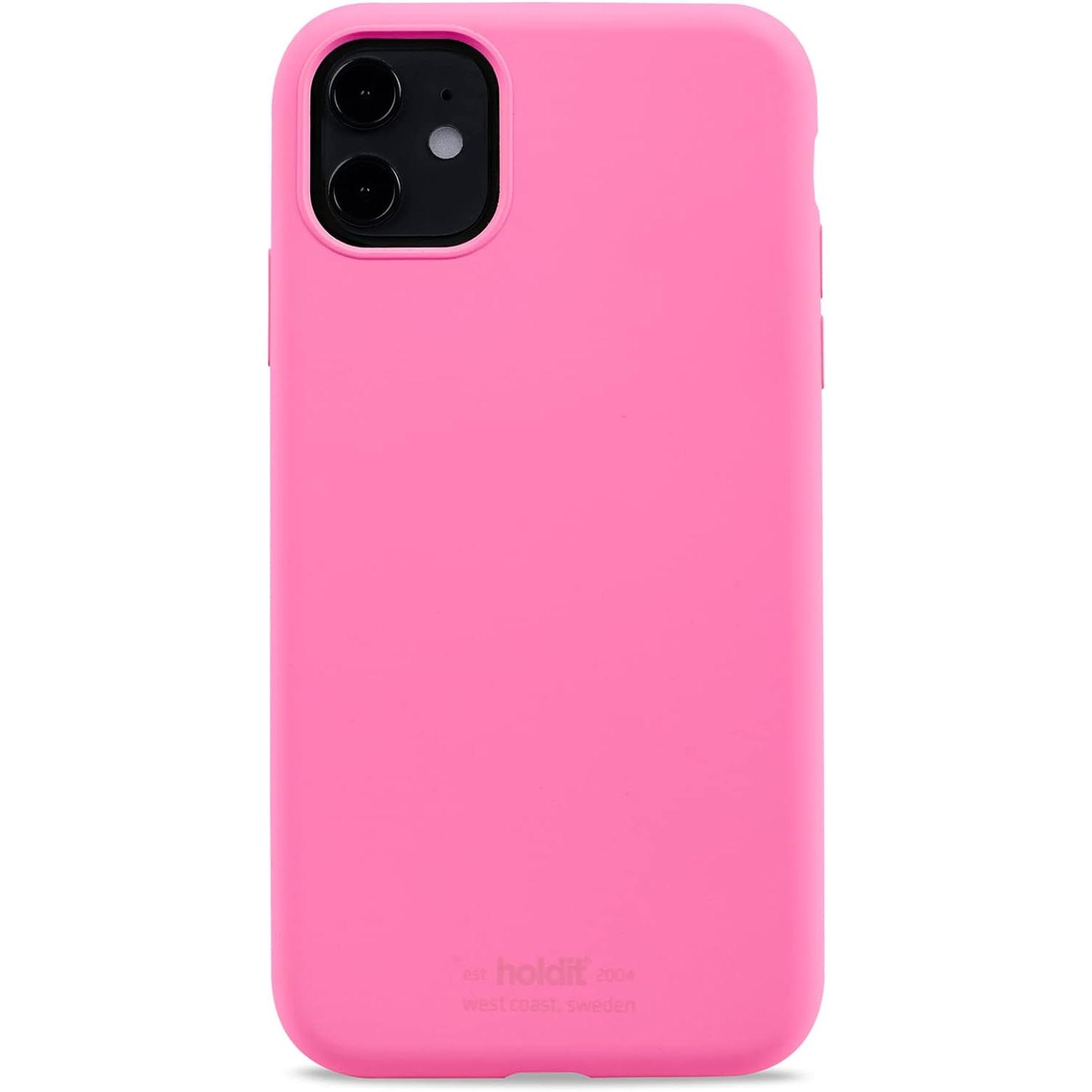 Holdit Silicone (Apple iPhone 11, Apple iPhone XR), Smartphone Hülle, Pink