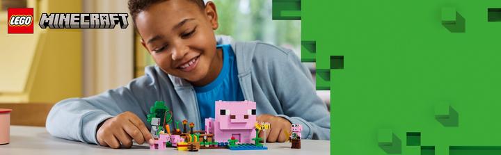 Actual product image LEGO Das Babyschwein-Haus (LEGO Minecraft)