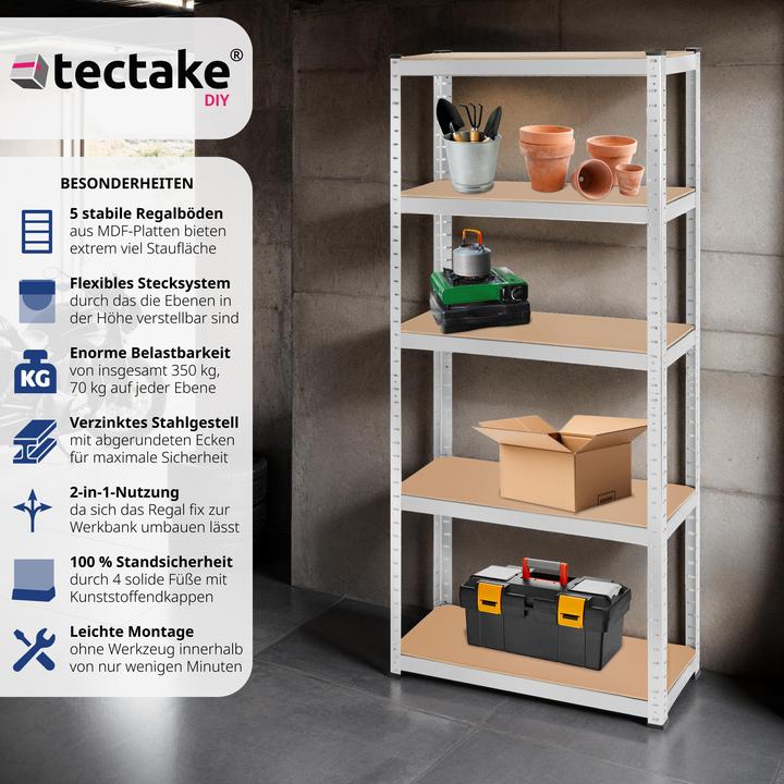 Produktbild tectake Schwerlastregal