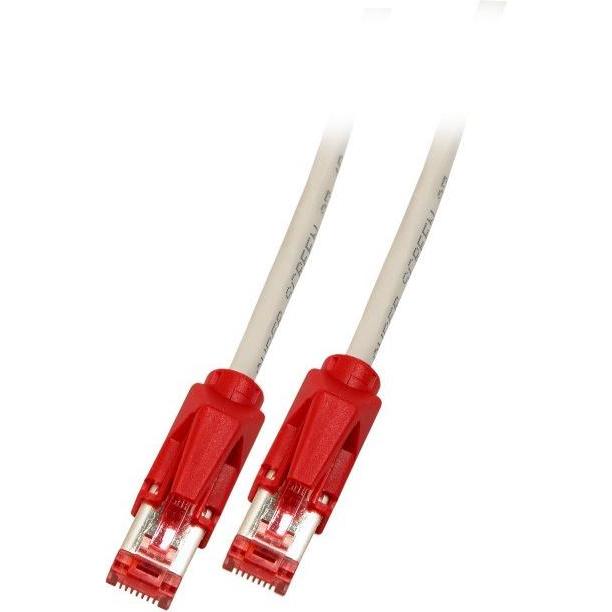 EFB Elektronik Hersteller: RJ45 Crossover Patchkabel S/FTP, Cat.6, TM21, UC900, 0,5m, grau 1 Gigabit (PiMF, CAT6, 0.50 m...