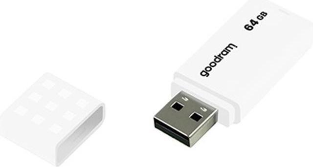 Actual product image Goodram UME2 UME2-0640W0R11 Pendrive (64 GB, USB 2.0, white) (64 GB, USB-A)