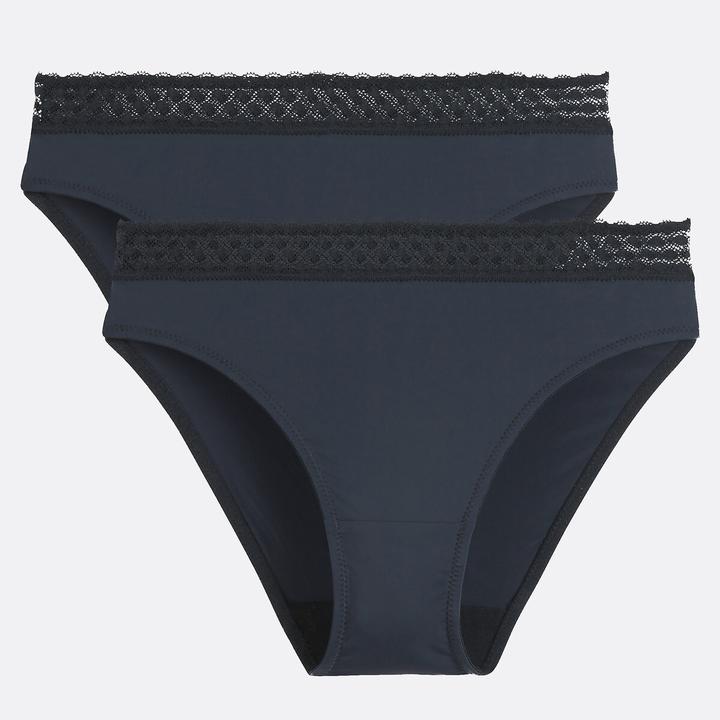 Actual product image La Redoute Collections 2er-Pack Slips aus Mikrofaser (42, pack of 2)