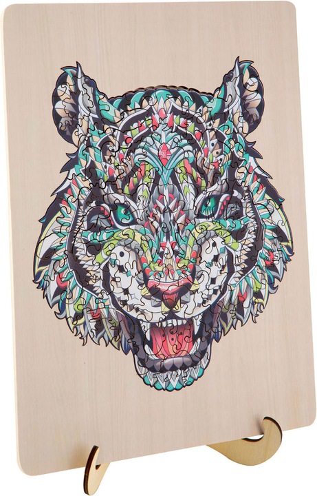 Produktbild Grafix Einzigartiges Holzpuzzle Tiger, 130tlg. (132 Teile)