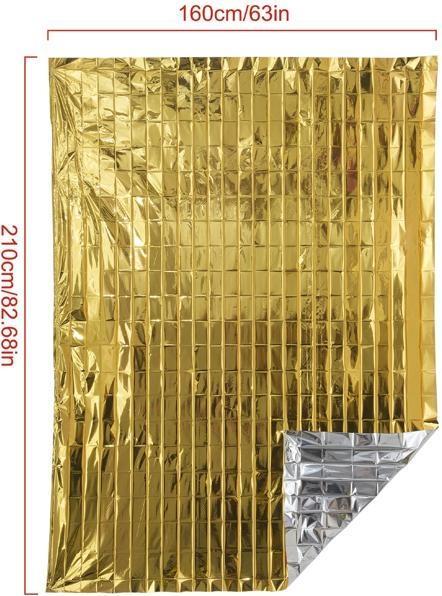 Productafbeelding Leina Reddingsdeken zilver/goud (Eerste Hulp Kit Accessoires)
