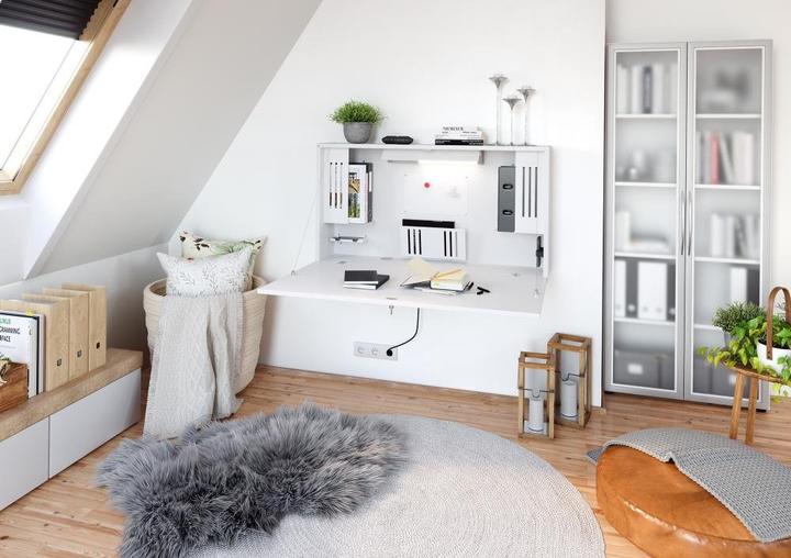 Produktbild Hammerbacher Wandschreibtisch (1200 x 260 x 650 mm)