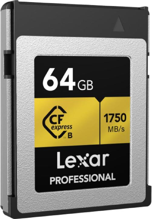 Immagine prodotto Lexar CFexpress professionale R: 1750MB/s W: 1000MB/s (64 GB, CFexpress tipo B)