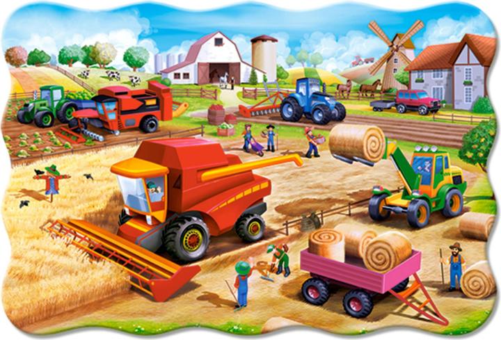 Actual product image Castorland Work on the Farm, Puzzle 20 pieces maxi (20 pieces)