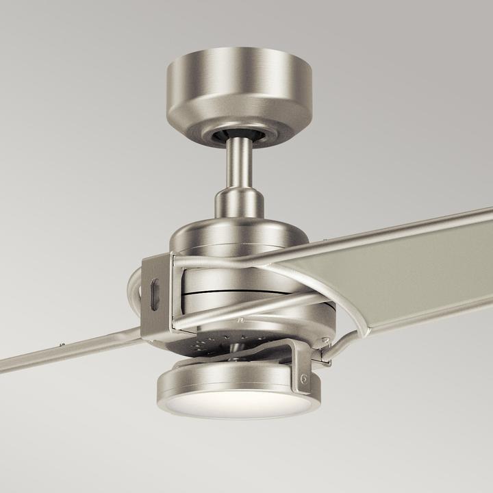 Immagine prodotto Elstead Lighting Ventilatore da soffitto silenzioso Xety con luce LED Ø142cm + telecomando Olio bronzo spazzolato (39.50 dB)