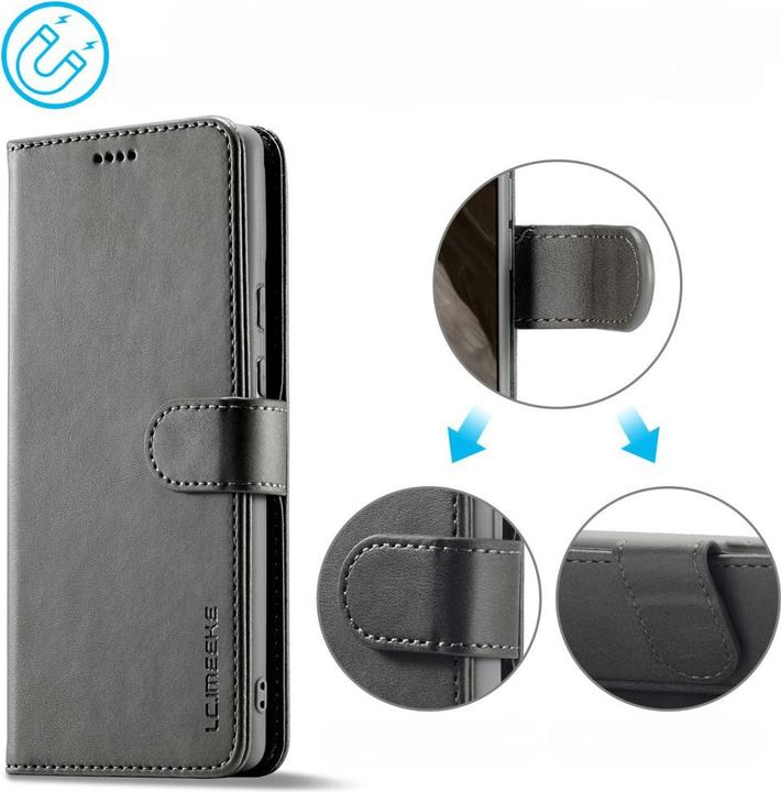 Image du produit LC.Imeeke Google Pixel 8 - Etui en cuir gris (Google Pixel 8)