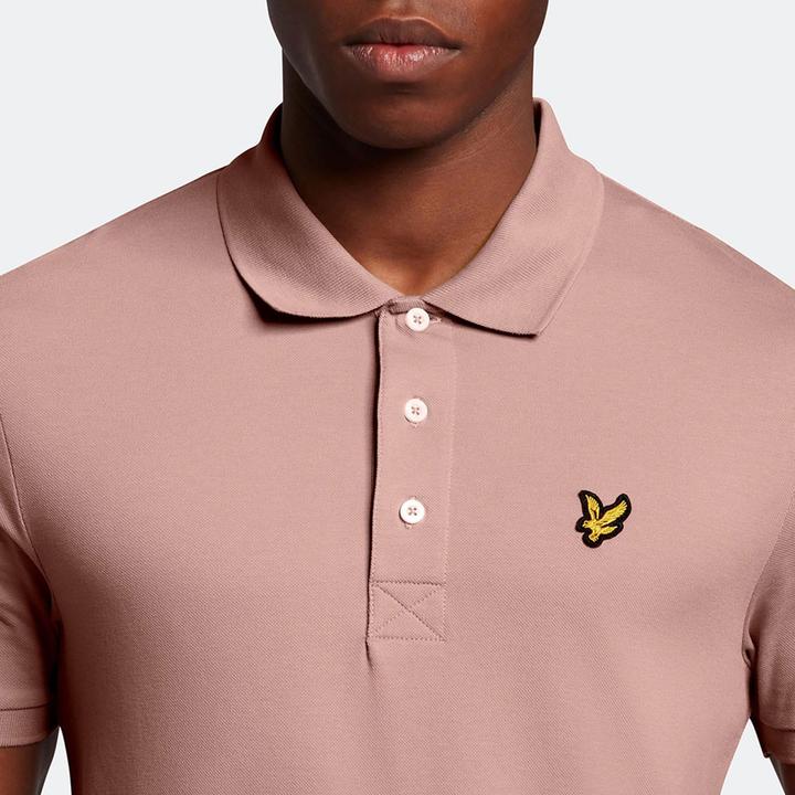 Actual product image Lyle and Scott Mens Plain Polo Shirt (S)