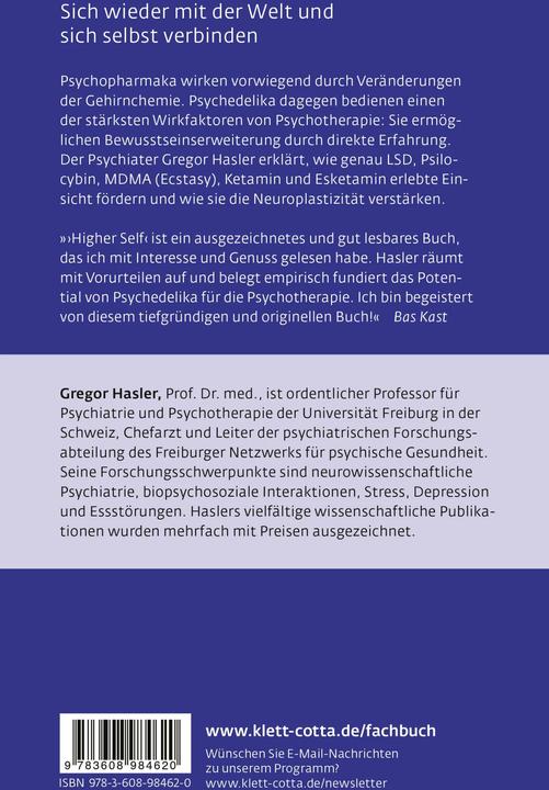 Image du produit Higher Self - Psychedelika in der Psychotherapie (Allemand, Gregor Hasler, 2022)