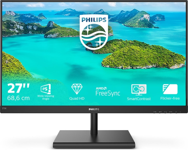 Philips 275E1S/00 (2560 x 1440 pixels, 27")