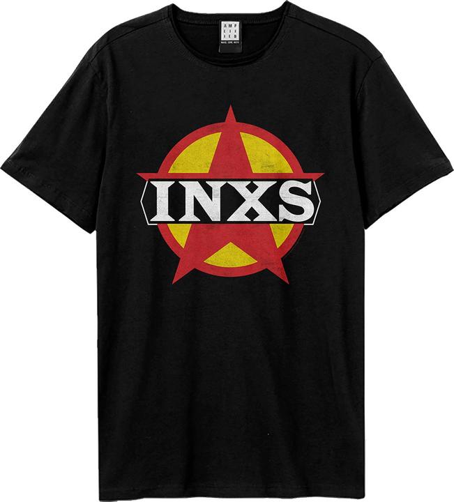 Actual product image Amplified Unisex Adult Circle Logo INXS T-Shirt (M)