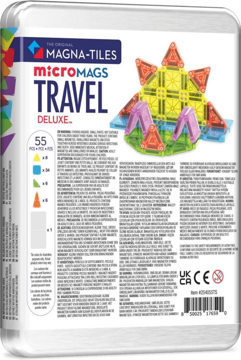 Actual product image Magna-Tiles MicroMagsTravel Deluxe