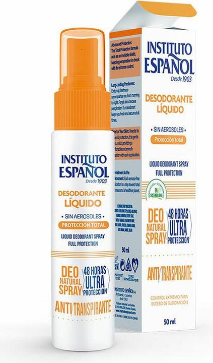 Actual product image Instituto Español Deodorante Liquido Anti Transpirante Spray 50 ml (Spray, 50 ml)