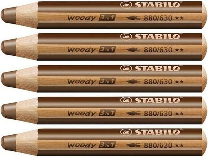 Produktbild STABILO woody 3 in 1 Buntstift (Braun, 1 x)
