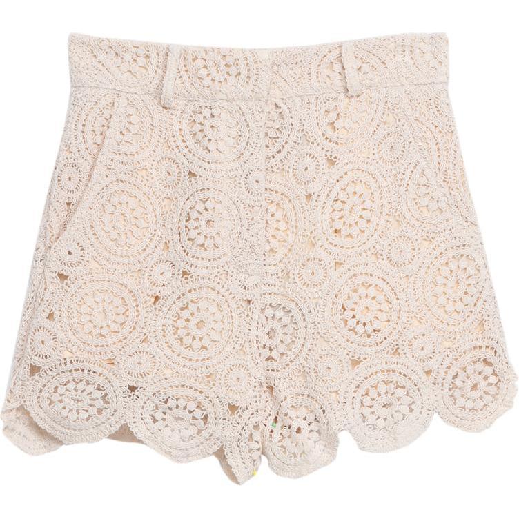 La Petite Étoile, Damen, Shorts, shorts für damen, Weiss, (40)