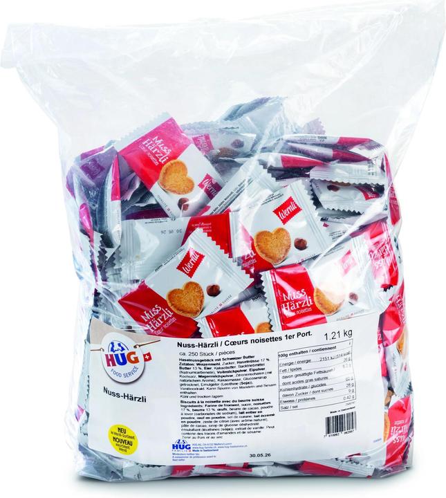 Wernli Nuss-Härzli 1er 250 Stück (1215 g)