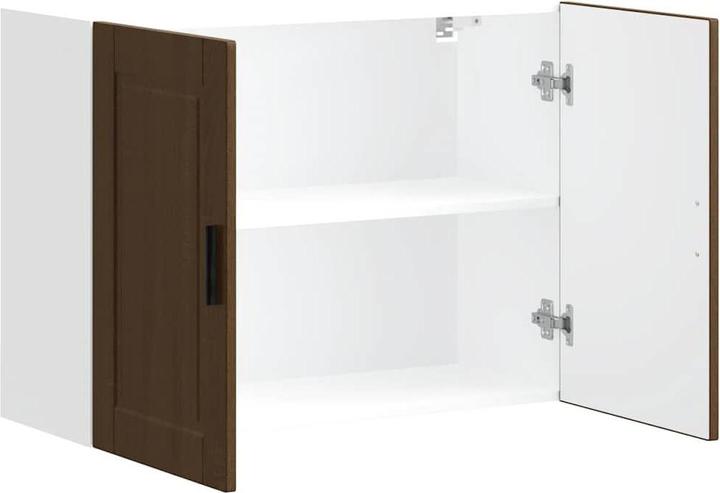 Immagine prodotto VidaXL Parete attrezzata per cucina Porto Brown in legno ingegnerizzato effetto rovere (80 x 31 x 60 cm)