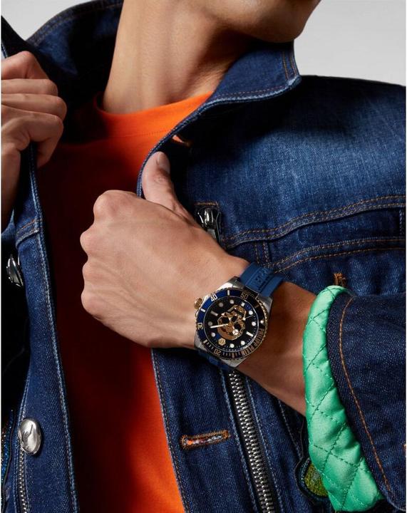 Actual product image Philipp Plein PWOAA0222 The $kull Diver 44mm 10ATM (44 mm)